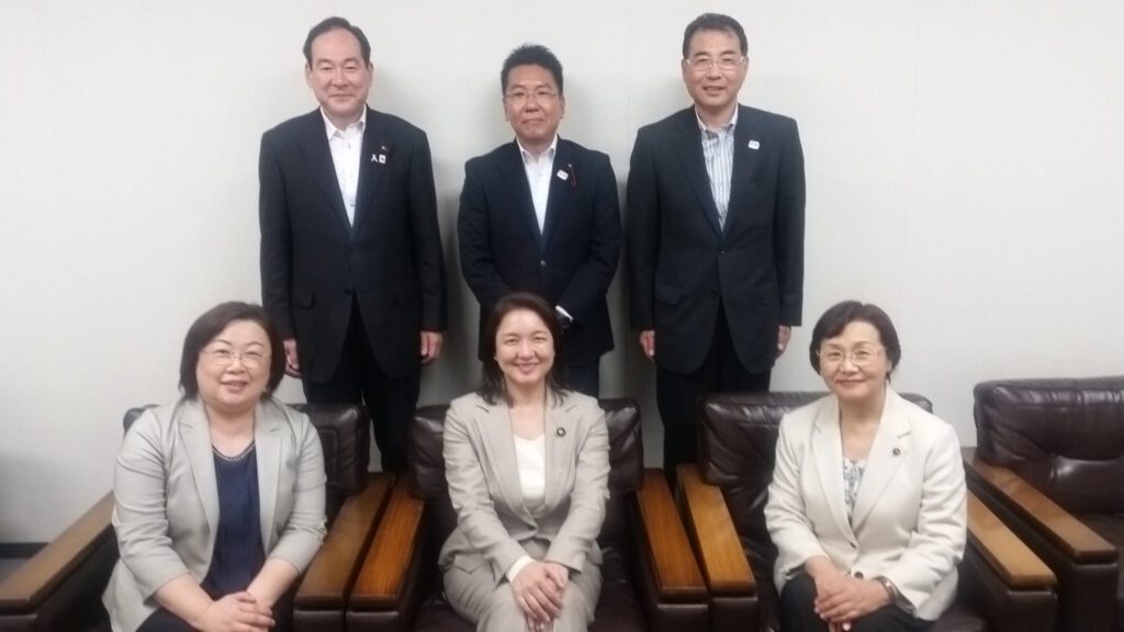 竹谷参院議員と懇談会