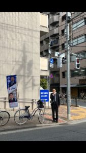 スポット街頭を展開中