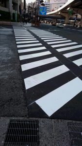 道路が舗装されました。