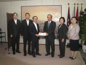 予算要望書を提出しました！！