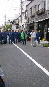 真島町「餅つき大会・防災訓練」