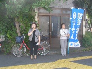 街頭演説、入谷